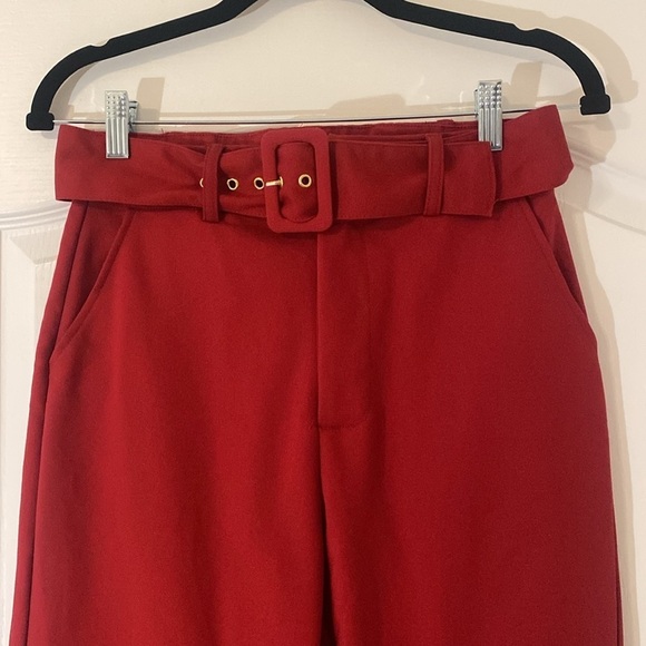 Show Me Your Mumu | Dj Cropped Pants | Red | Small - Picture 6 of 9